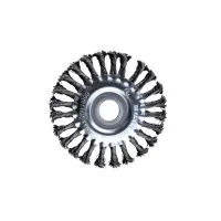 Щетка плоская для УШМ 125 мм, 5", чёрная, витая проволока,"Maximum" MX 17900