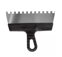 Шпатель зубчатый 350×8 мм с пластиковой ручкой, "MAXIMUM" MX 11724-1